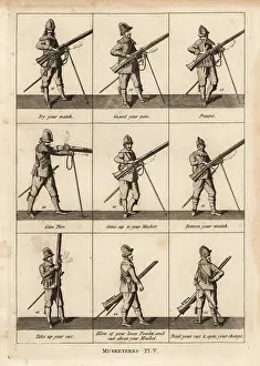 Musketeers: Military exercises of musketeers