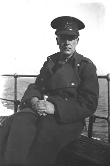 Destined: Military gentleman on board a ship