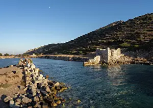 Aegean: Military harbour, Knidos, Mugla, Turkey