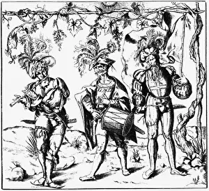 Matthaeus: military, Landsknechts, in the service of Emperor