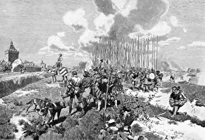 Rochling: military, Landsknechts, siege, request of surrender