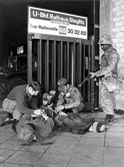 Detainee: US military manoeuvre in the underground of Berlin
