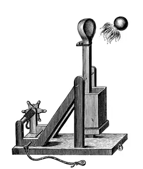 Catapults: military, Middle Ages, siege engines, catapult