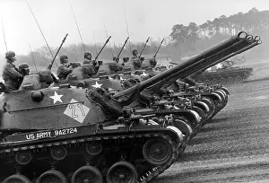 Hanau: Military parade of the US Army in Hanau