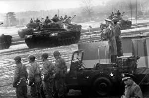 Hanau: Military parade of the US Army in Hanau