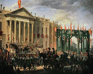 Glorious: Military parade in front of the Congress of the Deputies