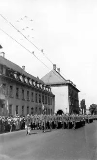 Kaiserslautern: US military parade in Kaiserslautern