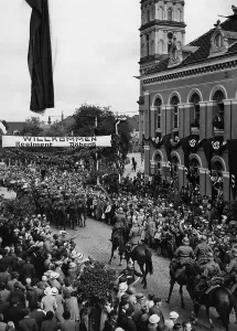 Doeberitz: Military parade in Neustrelitz, 1935