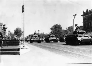Ausf: Military parade on the occasion of the state visit of th