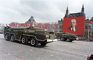Military parade in Red Square, 1985