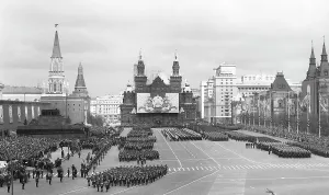 Marking: Military parade in Red Square, 1985