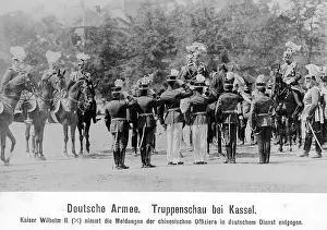 Kassel: Military review in Kassel, 1900s