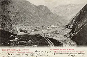 Ossetia: Military road and mining at Mizur, Caucasus