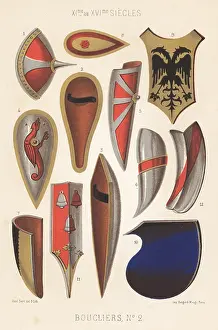 Charles Louandre: Military shields or bucklers, 11th to 16th centuries