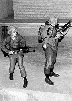 Berli: Military training of the US army in the underground of Berli