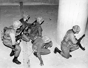 Berli: Military training of the US army in the underground of Berli