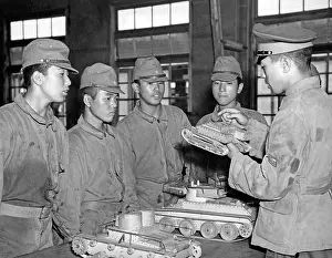 Explains: Military training in Japan, 1941