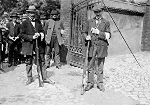 Destructions: Militia during riots in Upper Silesia, 1920