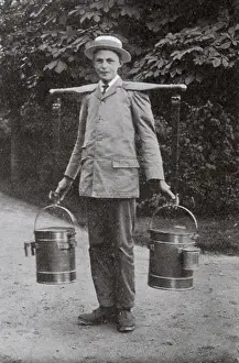Rothschilds: Milk boy at Waddesdon