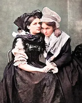 Milkmaids: Two milkmaids, Belgium