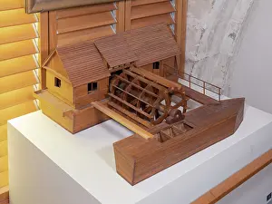 Gears: Mill-boat model, Musee de la Marine de Loire
