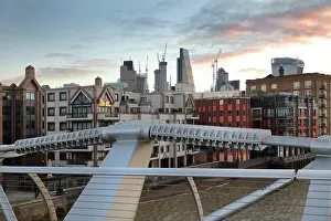 Cheesegrater: Millennium Bridge, London, England