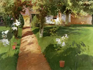 Sargent: Millet's Garden, by Singer Sargent