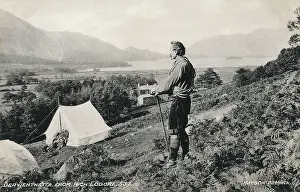 Bivouac: Millican Dalton looking toward Derwentwater from Borrowdale