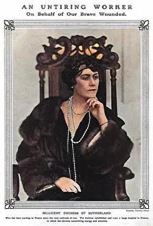 Thoughtful: Millicent, Duchess of Sutherland by Madame Yevonde