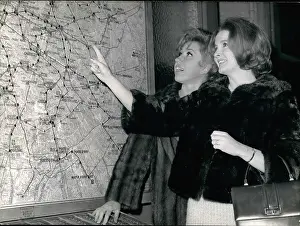 Sour: Millicent Martin and Michele Arnaud with map of Paris