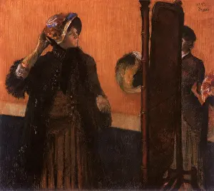 Milliner: At the Milliner's, by Degas