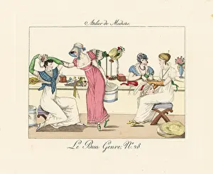 Milliners: Millinery shop workers