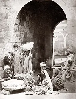 Grind: Milling grain, Cairo, Egypt, c.1880's