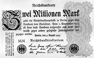 Inflation: Two million Mark, 1923