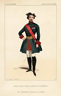 Royer: Milon as the Duke in La Comtesse d'Altemberg, 1844