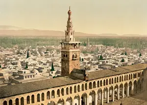 Umayyad: Minaret - Architecture - Mosque - Damascus