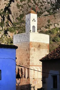 Maroc: Minaret, Chefchaouen, Morocco