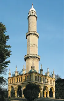 Morava: Minaret in Lednice castle park / Eisgrub