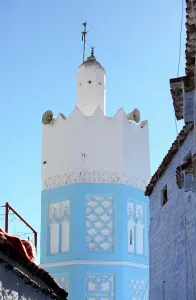 Maroc: Minaret, Medina, Chefchaouen, Morocco