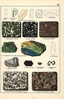 Gotthilf: Minerals including amazonite, porphyry, chlorite and granite