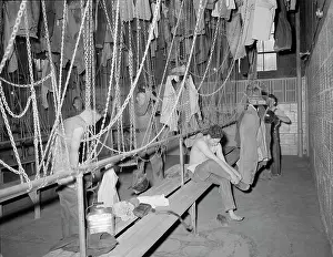Miner: Miners changing clothes in wash and change