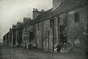 Miners cottages at Blantyre, Lanarkshire