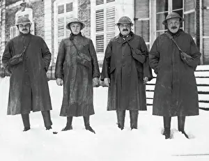 Overcoats: Miners Federation delegates, Western Front, WW1