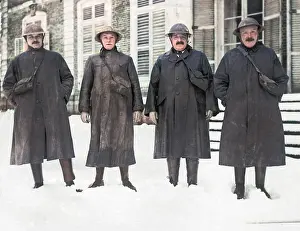 Overcoats: Miners Federation delegates, Western Front, WW1