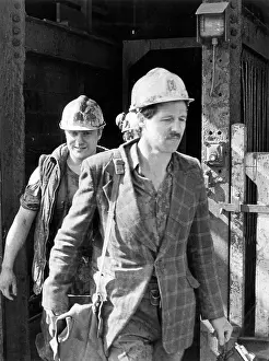 Geevor: Miners at Geevor Tin Mine, Pendeen, Cornwall