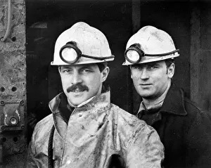 Geevor: Miners at Geevor Tin Mine, Pendeen, Cornwall