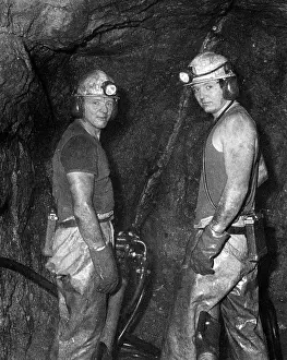 Geevor: Miners at Geevor Tin Mine, Pendeen, Cornwall
