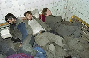Demand: Miners on hunger strike