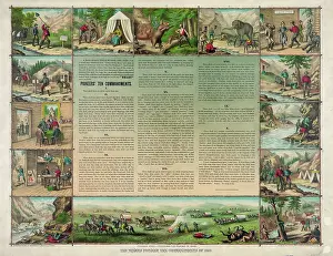 Commandments: The miners pioneer ten commandments of 1849--Scenes when cro
