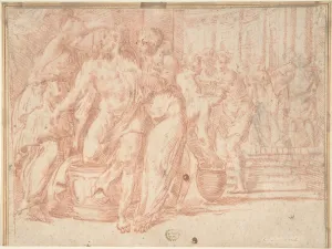 Primaticcio: Minerva Beautifies Ulysses, 19th century